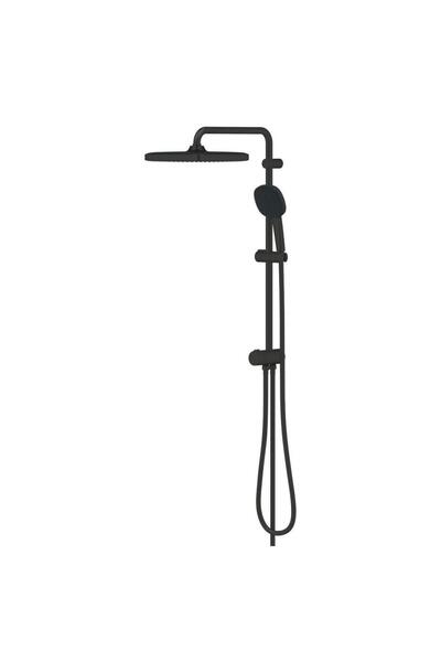 Grohe Tempesta System 250 Cube Duvar Bağlantılı, Divertörlü Duş Sistemi Mat Siyah - 269772431