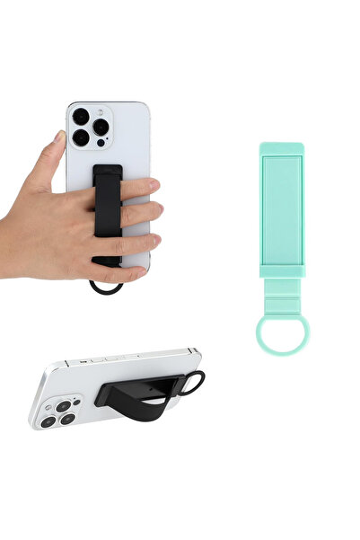 Microcase Telefonlar İçin Standlı ve Askılıklı El Parmak Tutucu-AL4939