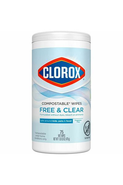 Clorox 75CT F/C Compost Wipes