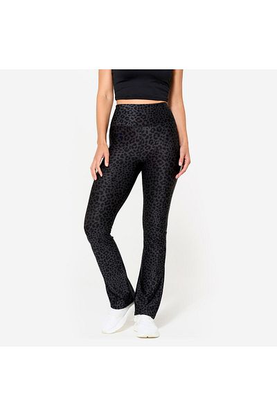 Decathlon Domyos Women's Straight Cut Leggings - Dark Gray
