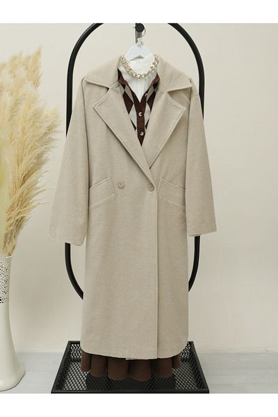 Modamorfo Oversize Bag Pocket Lined Coat