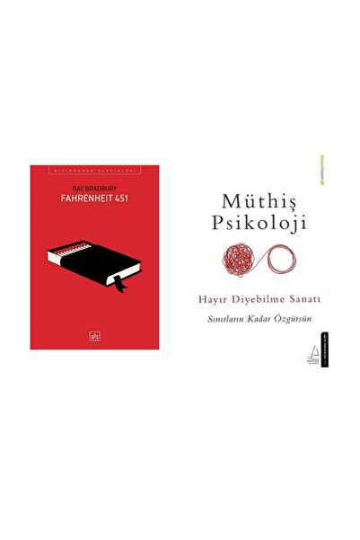 İthaki Yayınları Fahrenheit 451 - Ray Bradbury - Hayır Diyebilme Sanatı - Müt...