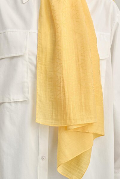 Armine Lyocell Şal - BFLY4 - 1113-20 - Sarı