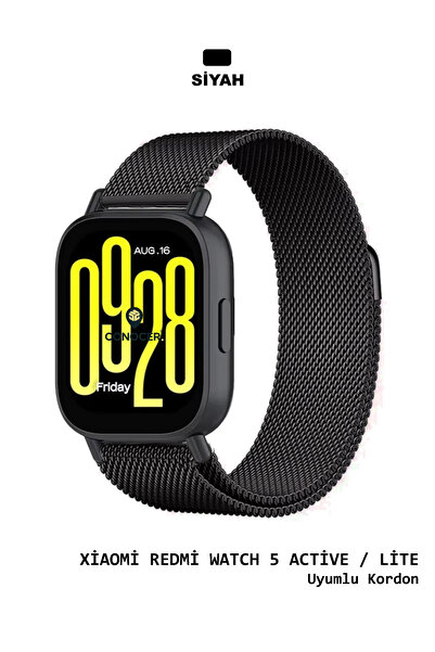 CONOCER Xiaomi Redmi Watch 5 Active/Lite Uyumlu Yüksek Kalite Milano Paslanma...