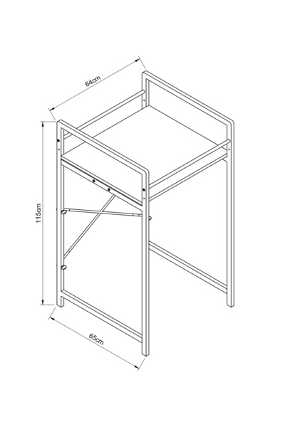 Remaks Sundra Banyo Dolabı Çamaşır ve Kurutma Makinesi Dolabı Beyaz