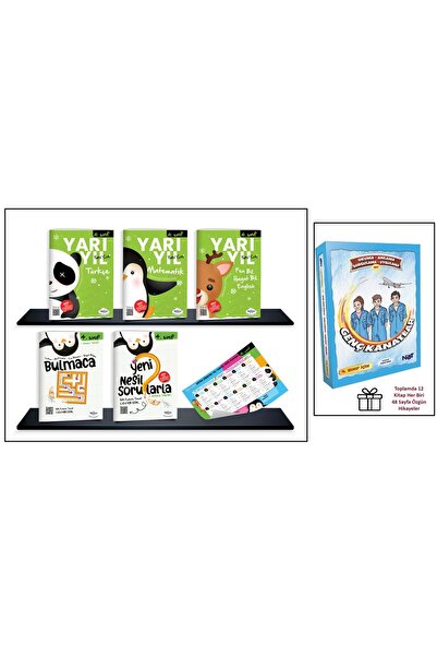 öğretmen evde 4. Sınıf Yarıyıl Tatil Seti + Binot 4. Sınıf Hikaye Setimiz Hediye