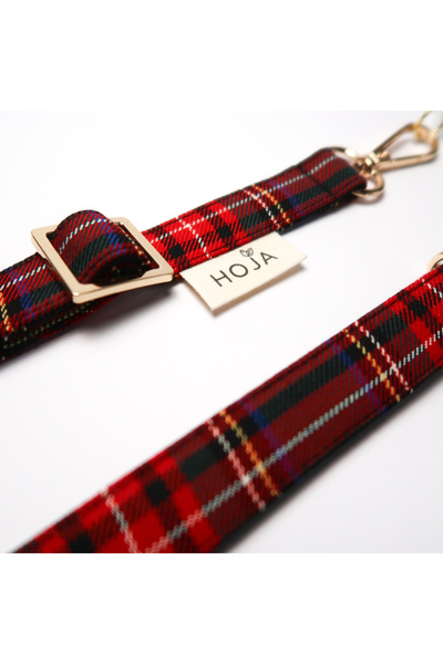 HOJA Store Rayas iPhone 16 Pro Max Red Plaid Phone Strap and Full Silicone Strap Phone Case