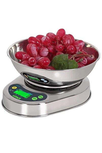 Hana Mutfak Terazis Hassas Elektronik 1gr 5 Kg krom