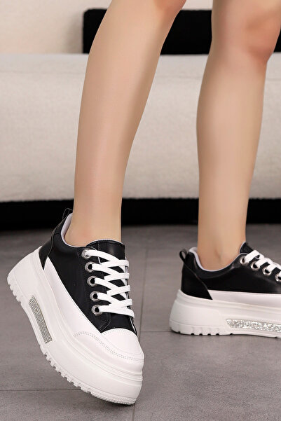 Mamito Ayakkabı MNR 30136 Αθλητικά παπούτσια με ψηλή σόλα Rhinestone