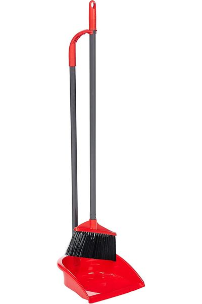 Vileda Longhandle Dustpan and Broom