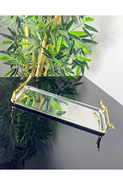 ROY KING Royking Ahşap Saplı Dikdörtgen Tepsi ZE562G