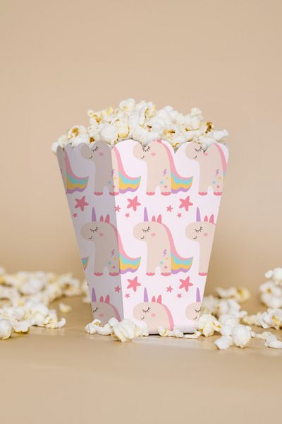 Niksy Design Unicorn Themed Mini Corn Box 8 Pieces
