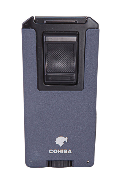 COHİBA Cohiba Çift Torch Pürmüz Grafit-Siyah Metal Puro Çakmağı