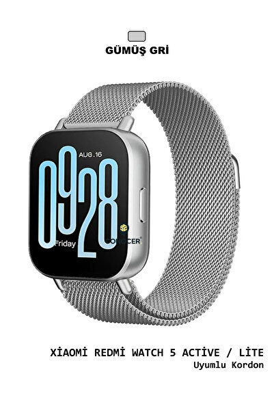 CONOCER Xiaomi Redmi Watch 5 Active / Lite Compatible Milano Metal Stainless Steel High Quality Band