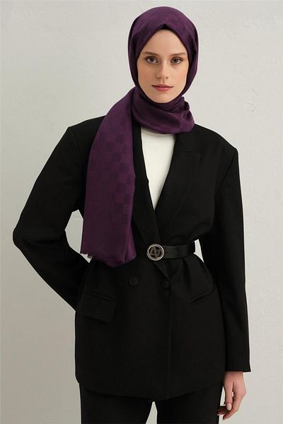 Armine Şal cu model pătrat Viscon 13