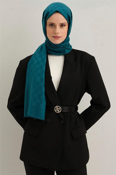 Armine Şal cu model pătrat Viscon 01
