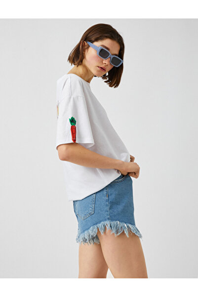 Koton Licencované tričko s potiskem Bugs Bunny a Daffy Duck na zádech