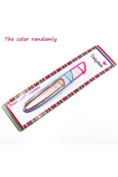 OZN AKSESUAR مشبك شعر على شكل فيونكة محبوك مكون من 3 قطع من الصوف - حامل على ...