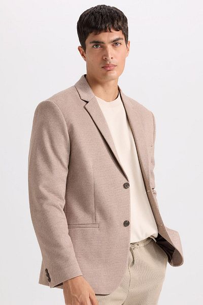 DeFacto Slim-Fit Slim-Fit-Blazerjacke mit Knöpfen 3155316