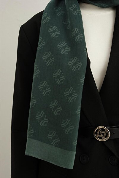 Armine İpek Minimal Monogram Desen Şal 3299