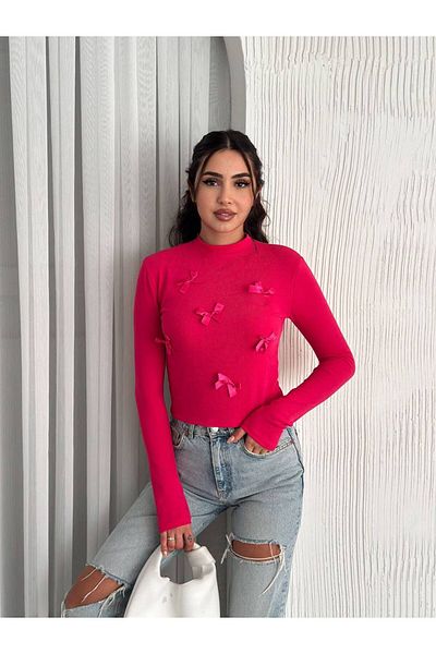 Noa Noa Tricou cu mânecă lungă cu model de panglică