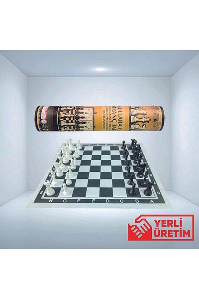 ALAY Ticaret Eco Amateur School Chess Set - with Roll Bag