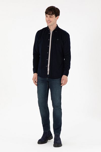 U.S. Polo Assn. Η.Π.Α. Polo Assn. Ανδρικό παντελόνι Jean Khaki 1940442