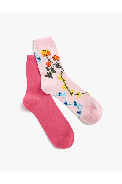 Koton Set of 2 Floral Socks