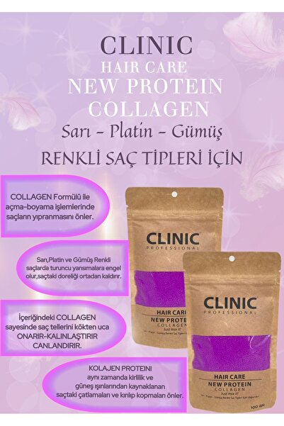 CLINIC PYROO Haır Care Saç Bakım Proteini 100 gr X 2 Adet
