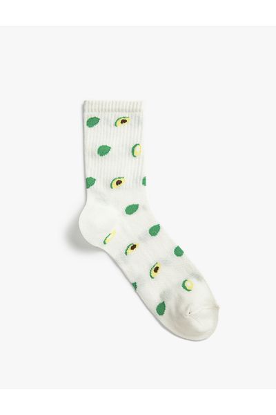 Koton Avocado Patterned Socks