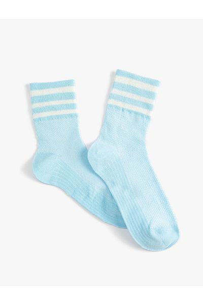 Koton Socket Socks with Stripe Detail