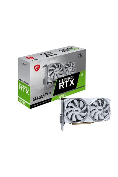 MSI Geforce Rtx 3050 - Ventus 2X XS White 8Gb Oc Gd6 Video Complex