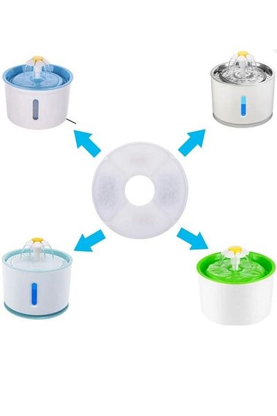WINBEST Activated Carbon Replacement Filter for Automatic Water Spring Water Fountain Water Dispenser 4 Pieces
