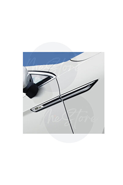 mes store Vw Passat B8 Çamurluk Logosu Venti Bandı R-line 2 Ad Çamurluk Seti