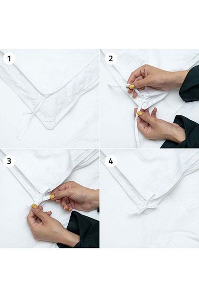 BabyCara 3-Piece Hotel Style Duvet Cover Set Without Filler Single Size