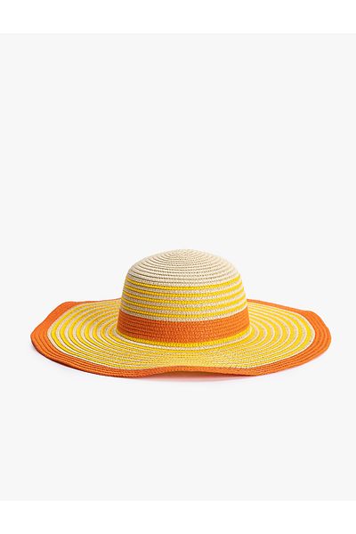 Koton Pălărie de paie Trilby Color Blocked