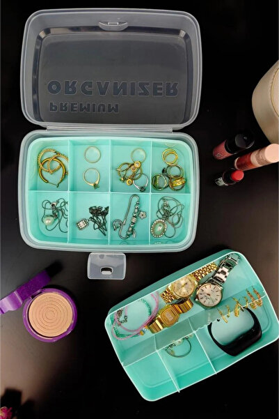 Tuppee صندوق منظم فاخر 12 حجرة 2 لتر