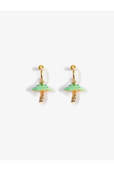 Koton Earrings with Mushroom Shaped Dangle