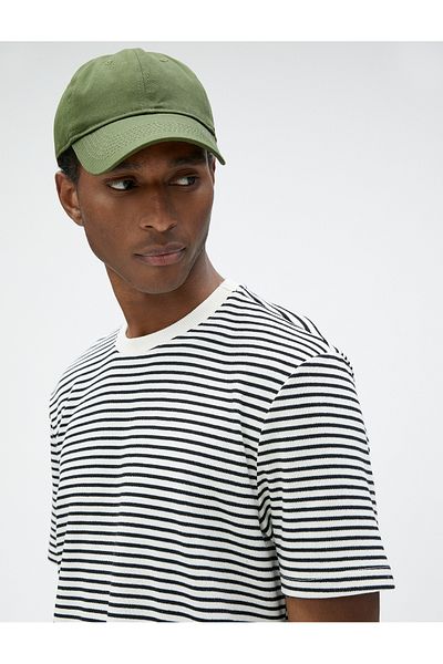 Koton Basic Cap Hat with Stitching Detail Cotton