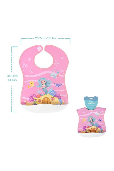 Sevi Bebe Plastic Pocket Apron Mermaid