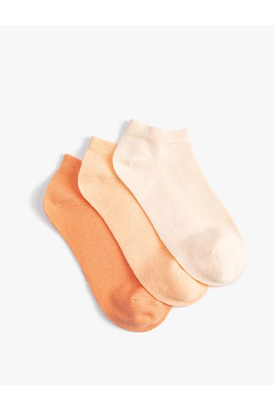 Koton 3-Piece Basic Booties Socks Set - Multicolored