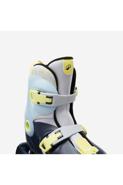 Decathlon Oxelo Kids Skates - Blue/Yellow - Play5