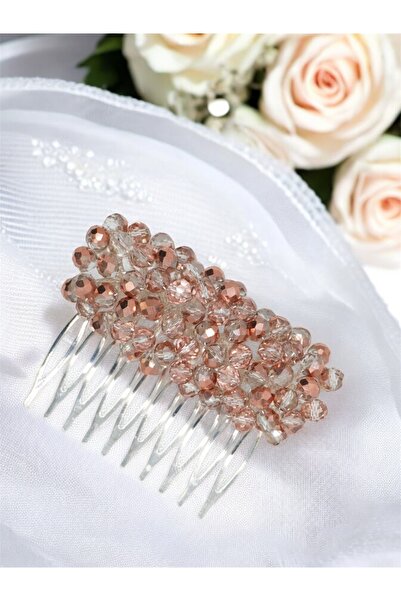gelinmz Κομψή χτένα για αρραβώνα και γέννηση με κρύσταλλο - 6x2 cm, εναλλακτι...