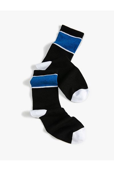 Koton Tennis Socket Socks Color Blocked