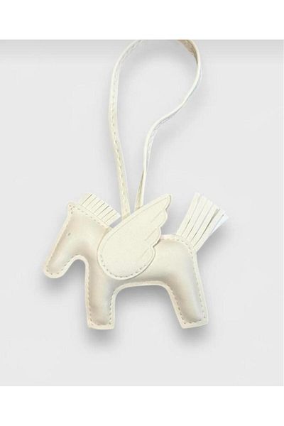 adrbags Κρεμ Χρώμα Τσάντα Charms