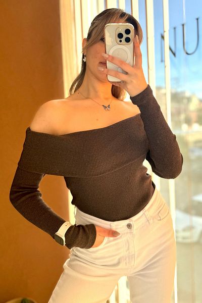 bb butik basic ΑΝΤΙΓΡΑΦΟ - Μπλούζα Madonna Collar Camisole 3090BB