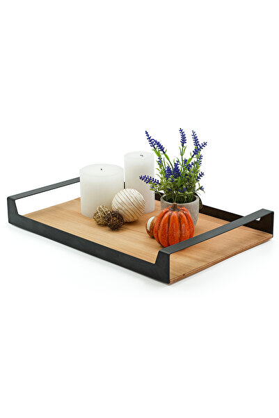 LİVİNGSTORE Industrial Living dekoratif tepsi - Sunumluk tepsi - Ev sofra mut...
