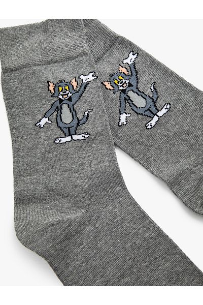 Koton Tom And Jerry Socket Socks Licensed Printed