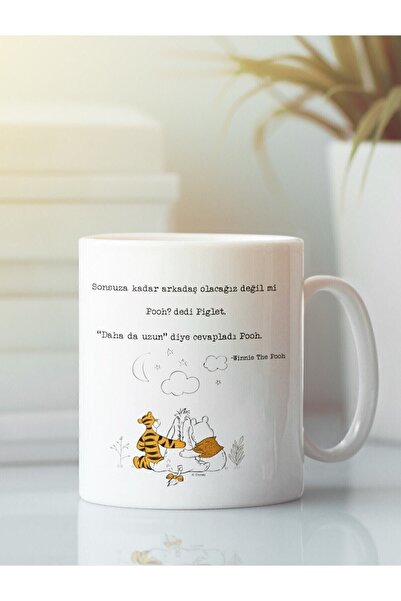 Genel Markalar Worm Butik Y2k Winnie Arkadaşlık Dostluk Kardeşlik Baskılı Kupa Bardak