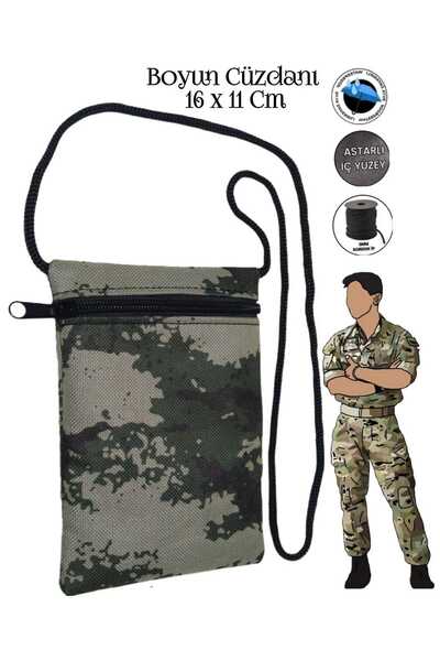 SEVBAGS Asker Boyun Cüzdanı